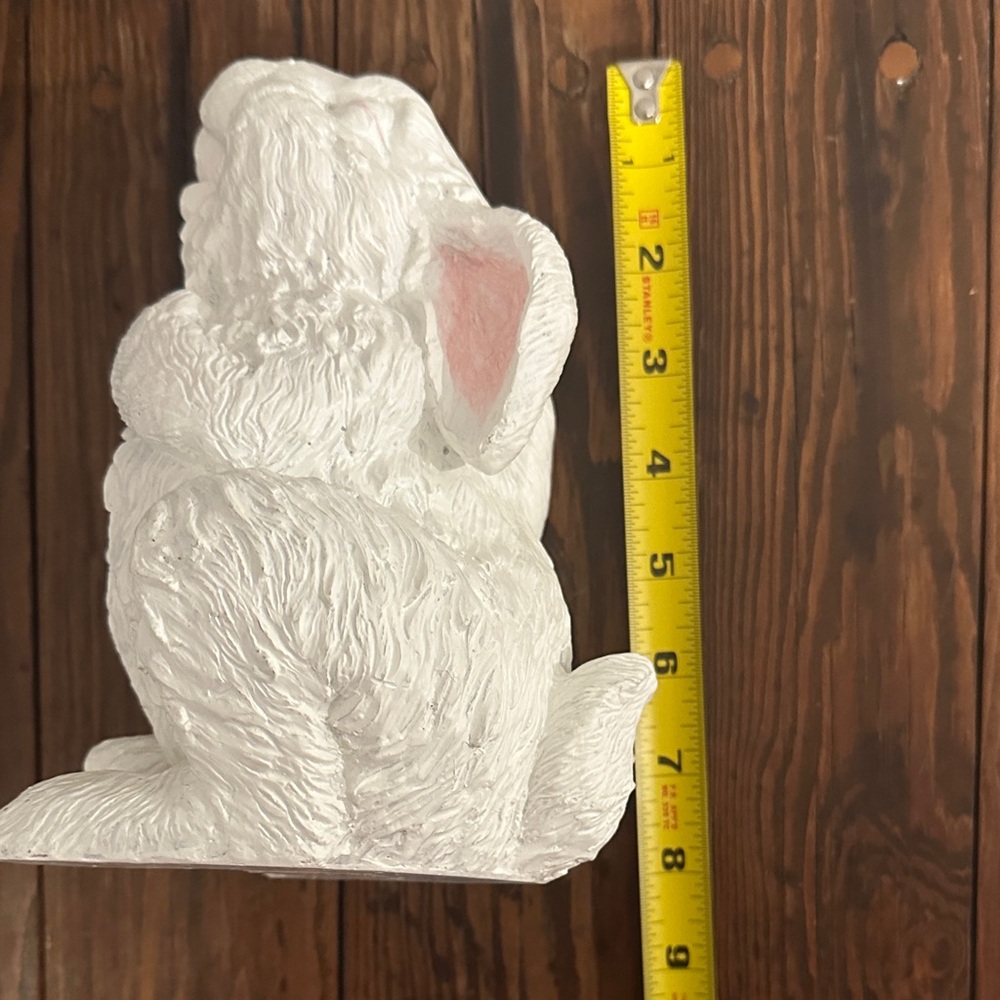 Charming White Rabbit Figurine Set - Picture 7 of 11